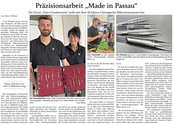 Hans Freudenstein - Präzision made in Passau