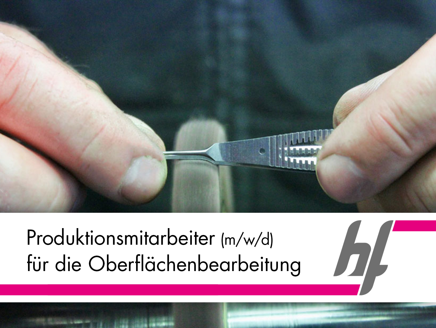 Produktionsmitarbeiter (m/w/d) für die Oberflächenbearbeitung gesucht